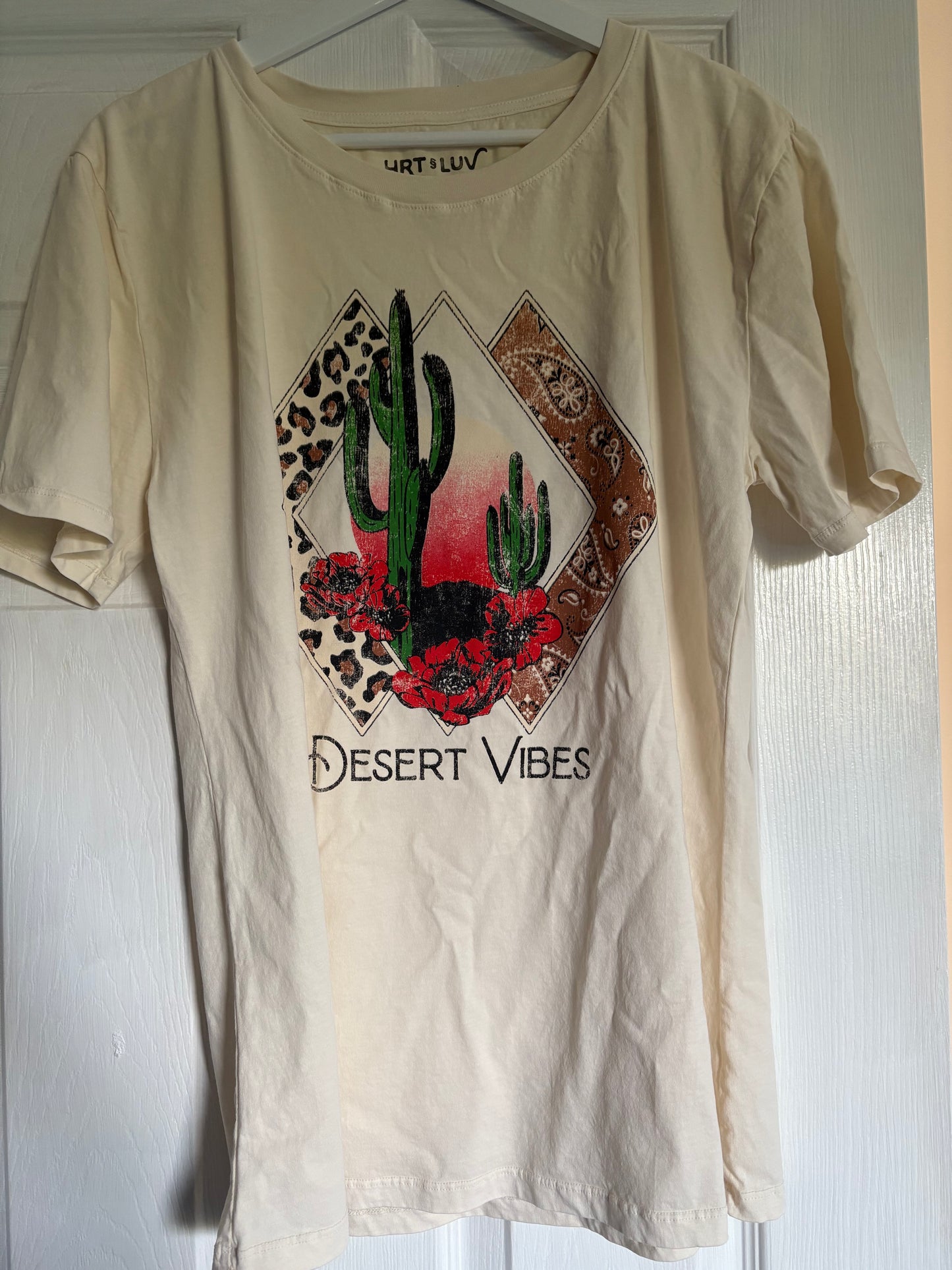 Desert Vibes White T-Shirt