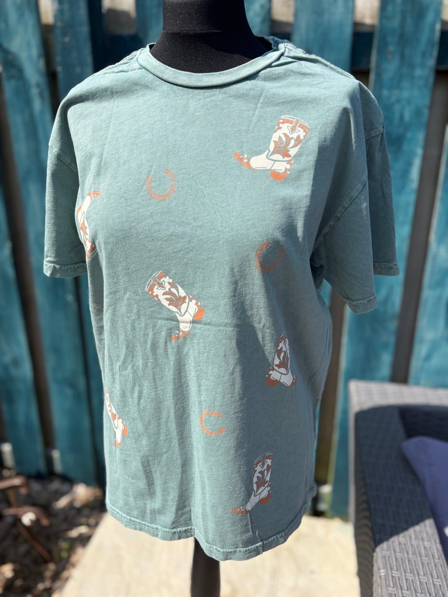 Boots Allover Mineral Wash Tee