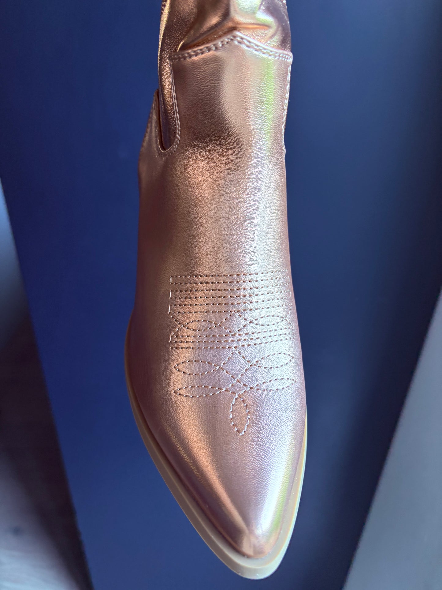 Champagne Knee High Cowboy Boots
