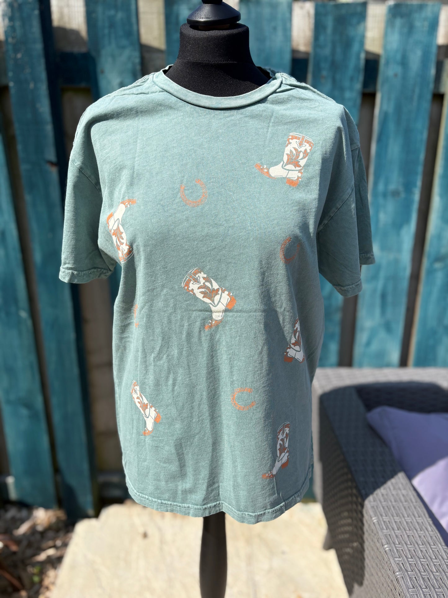 Boots Allover Mineral Wash Tee