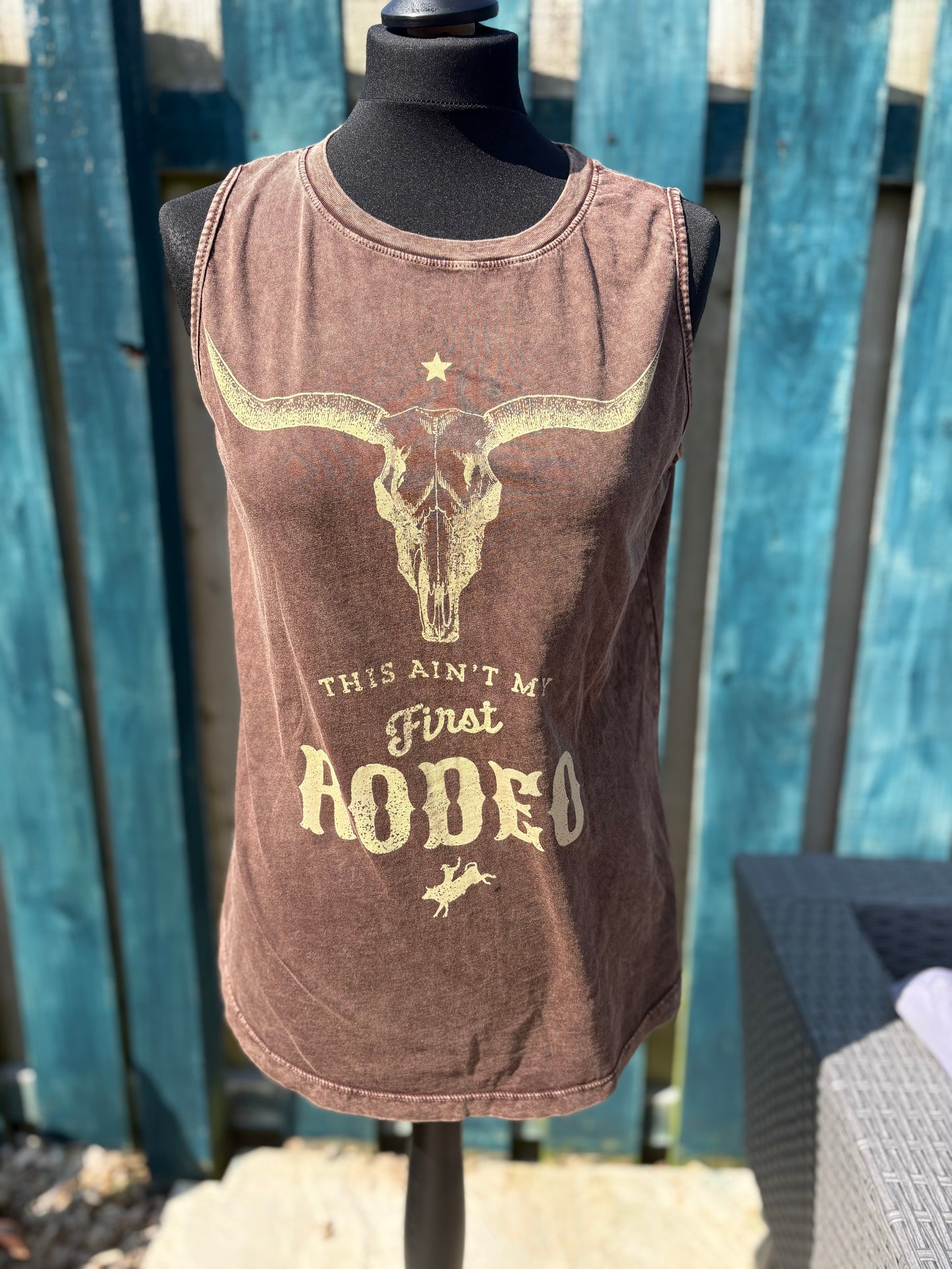 This Ain't My First Rodeo Vest Top