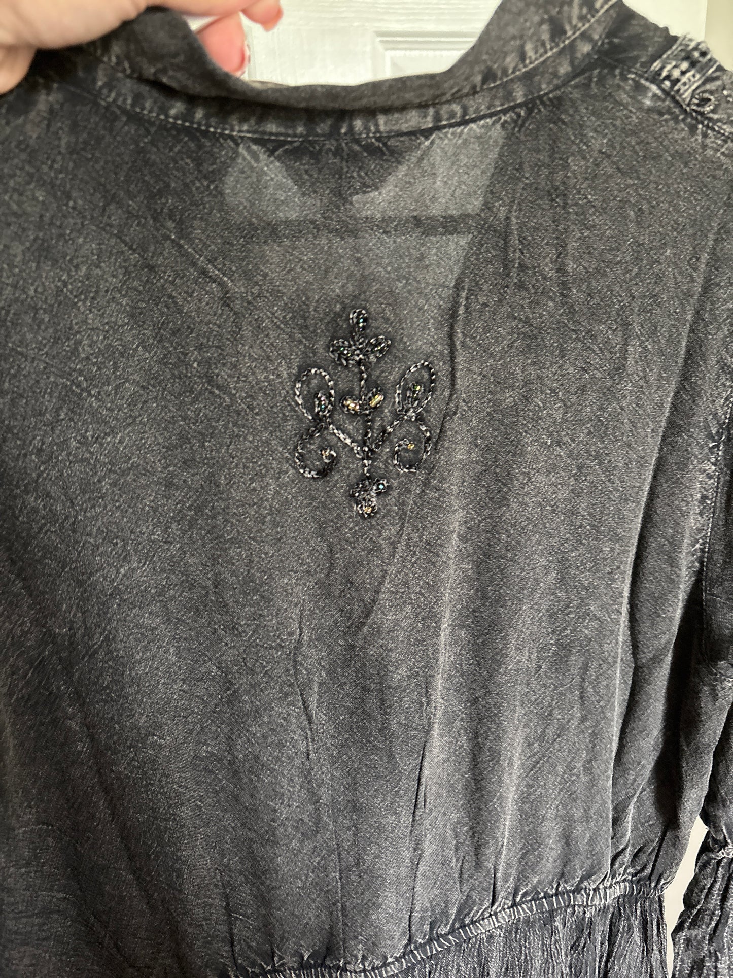 Stone Washed Shirt Dress