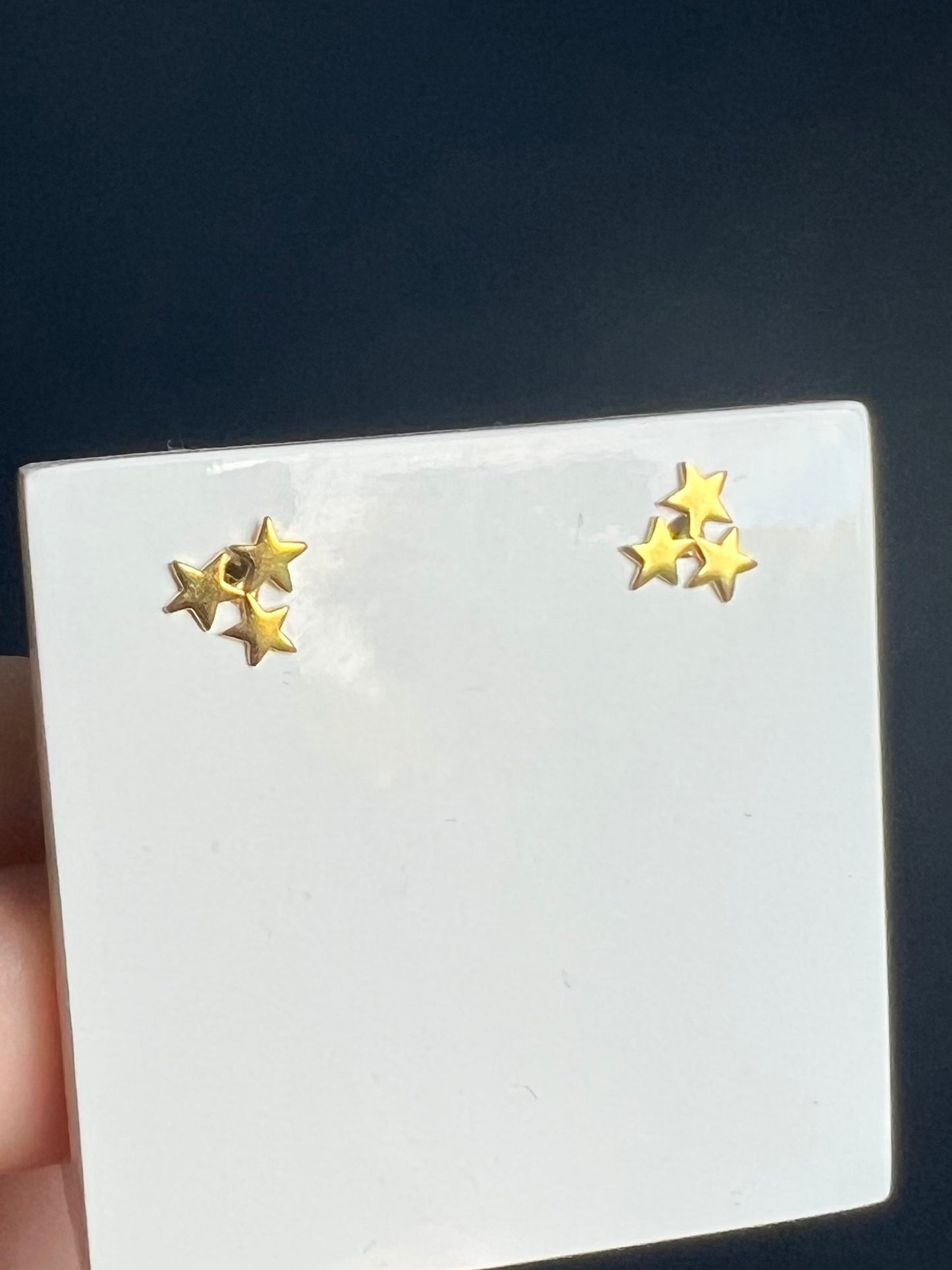 Triple Star Studs