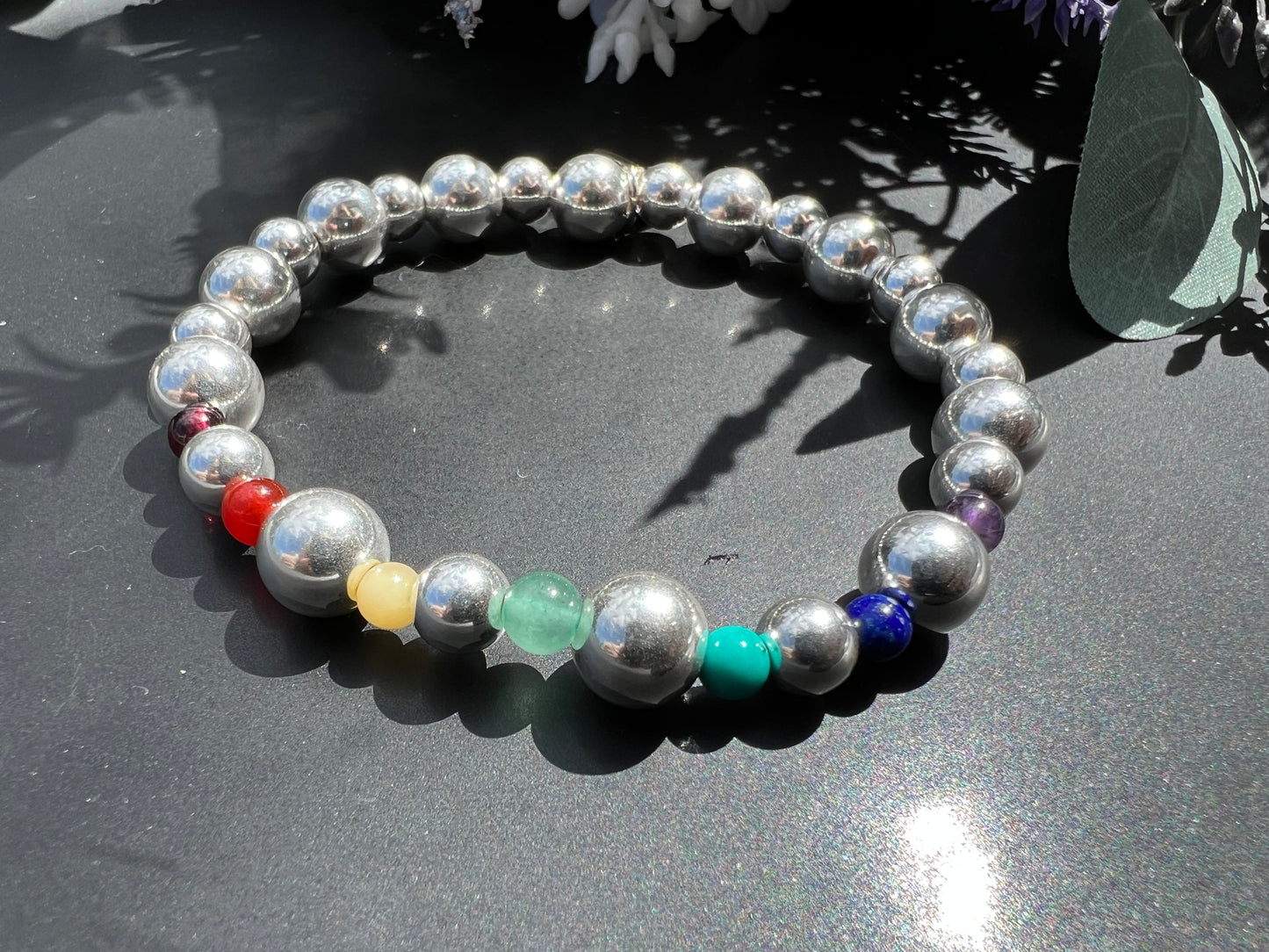 Chunky Spectrum Of Colours Bracelet