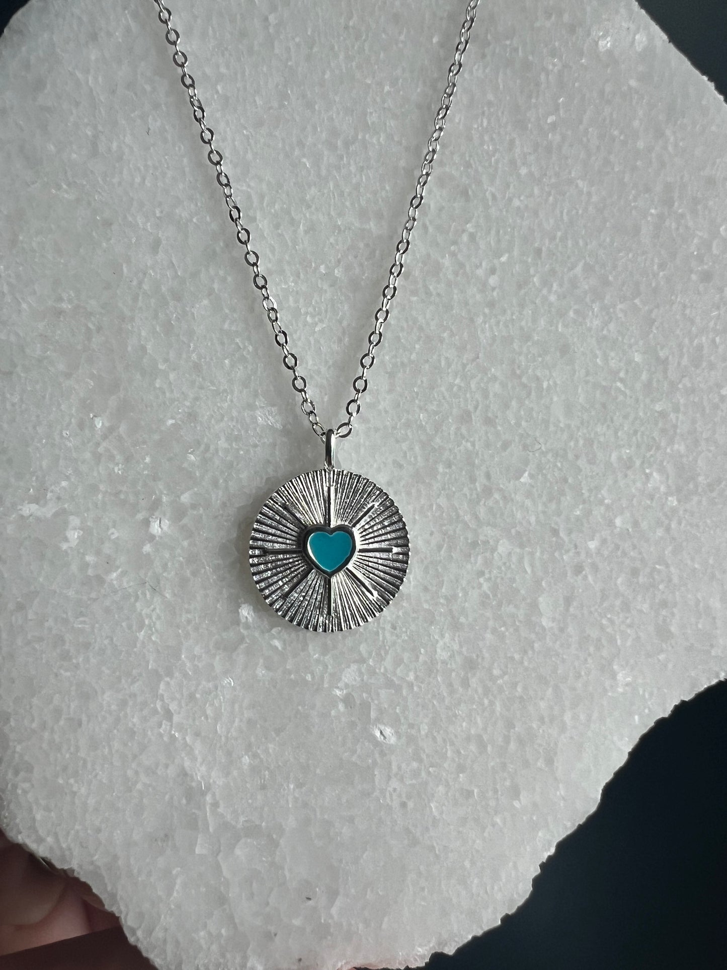 Turquoise Heart Necklace