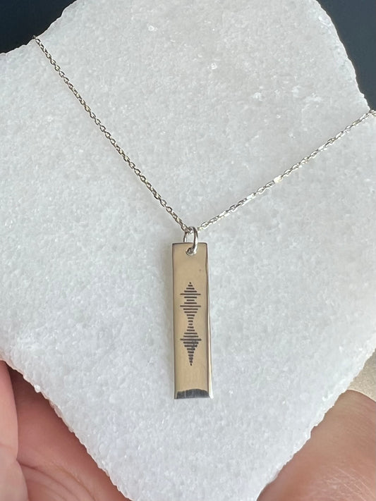 I Love You Soundbar Necklace