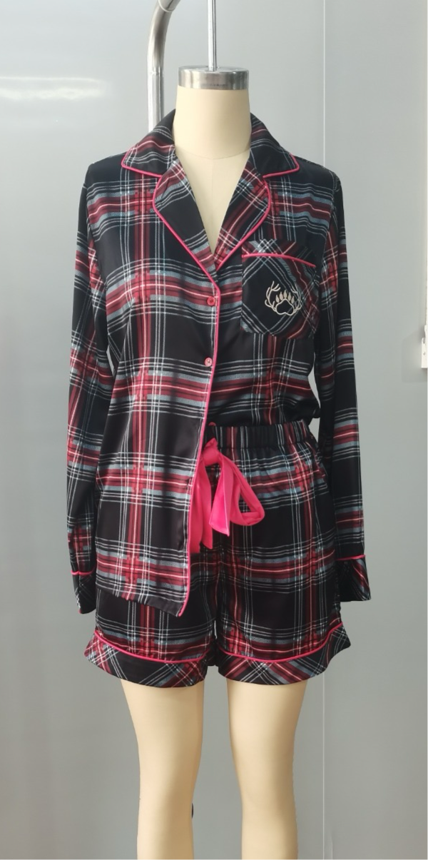 Bonnie Plaid Short Pyjamas