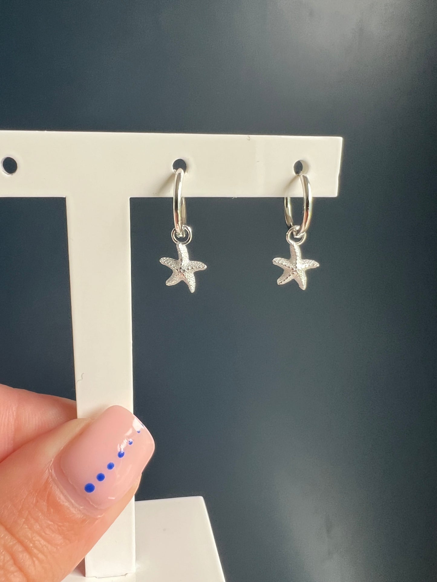 Starfish Hoop Earrings