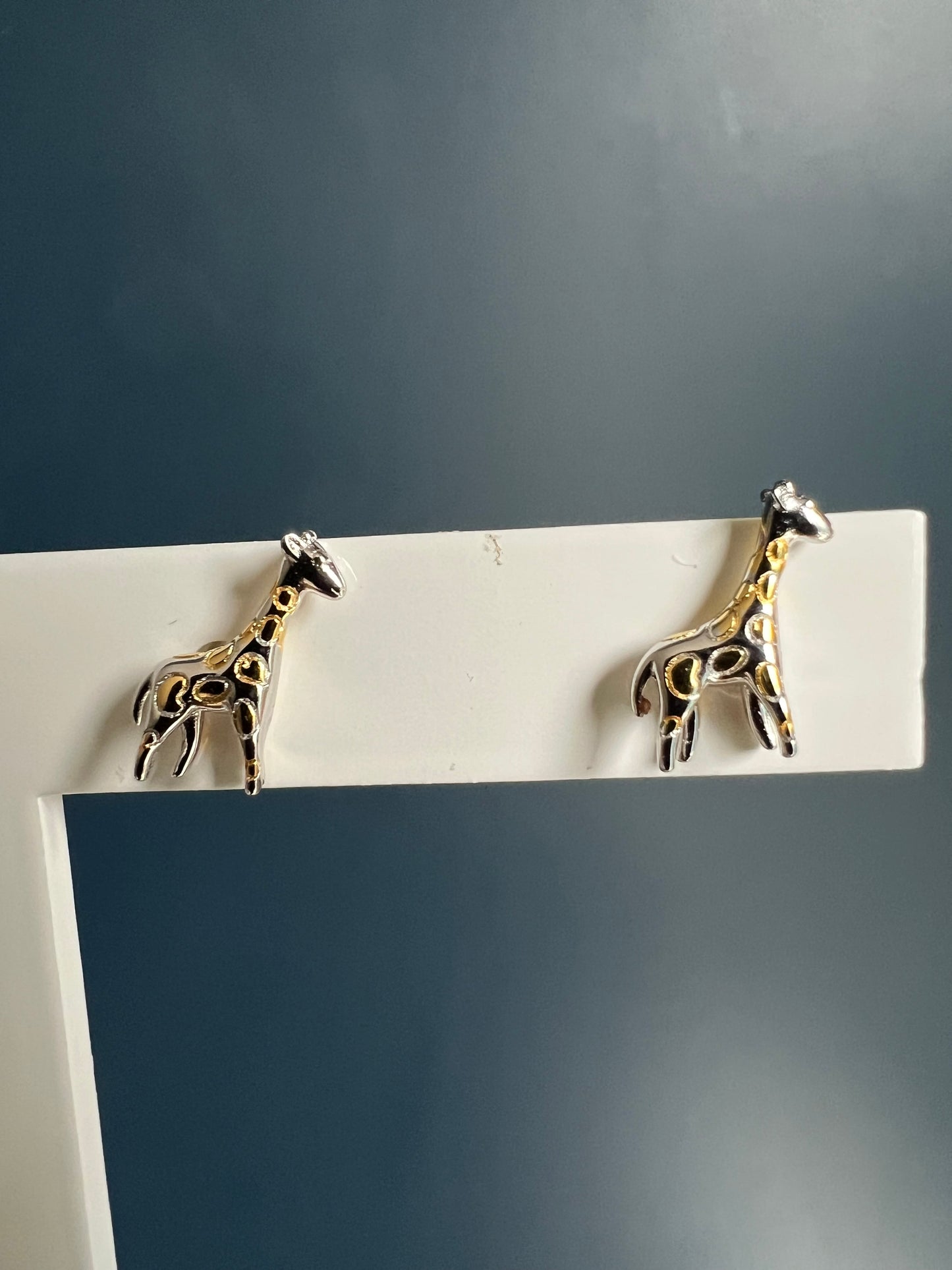 Two Tone Giraffe Studs