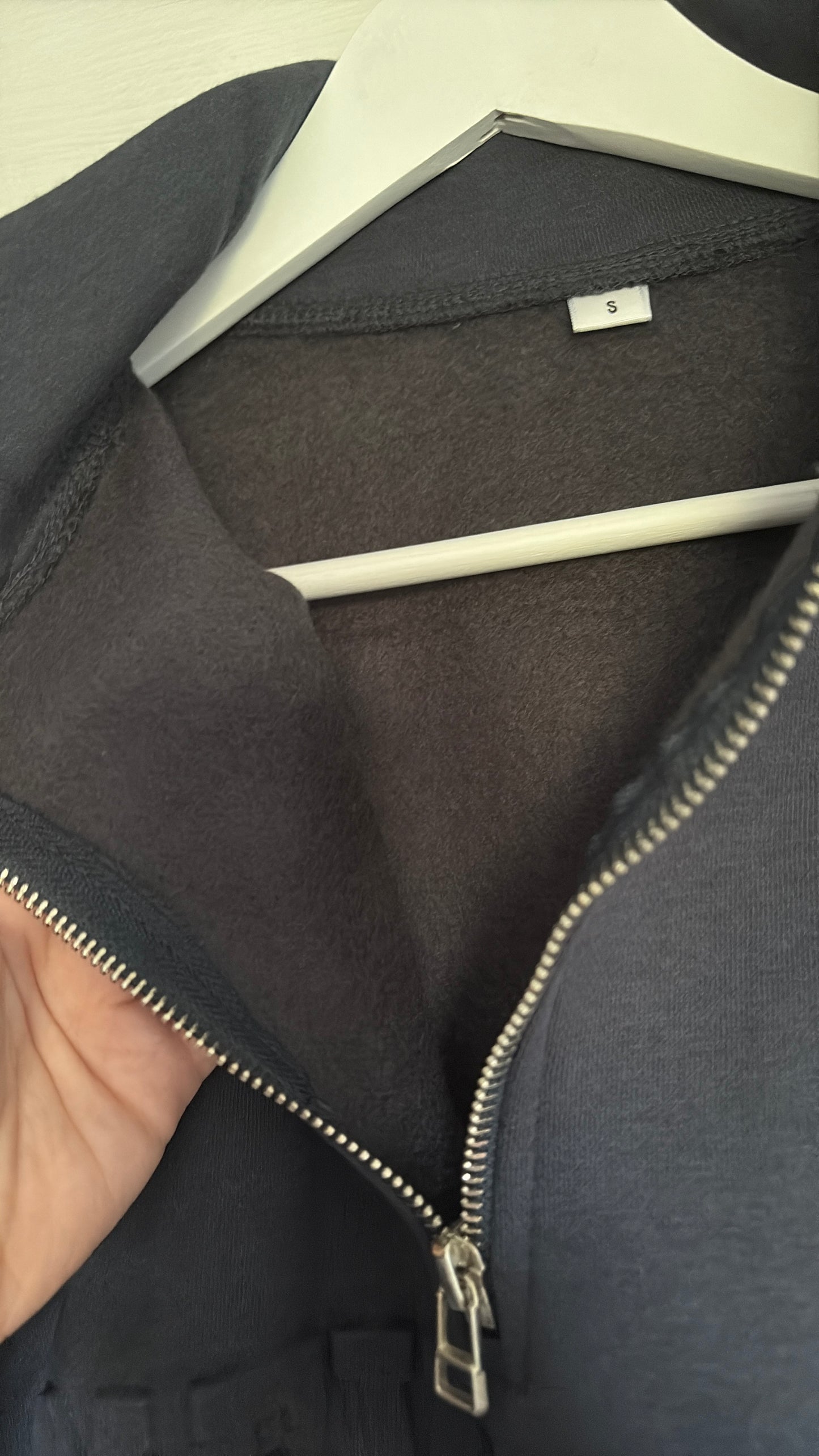 Slate Grey New York Embosses Pull Over Jumper