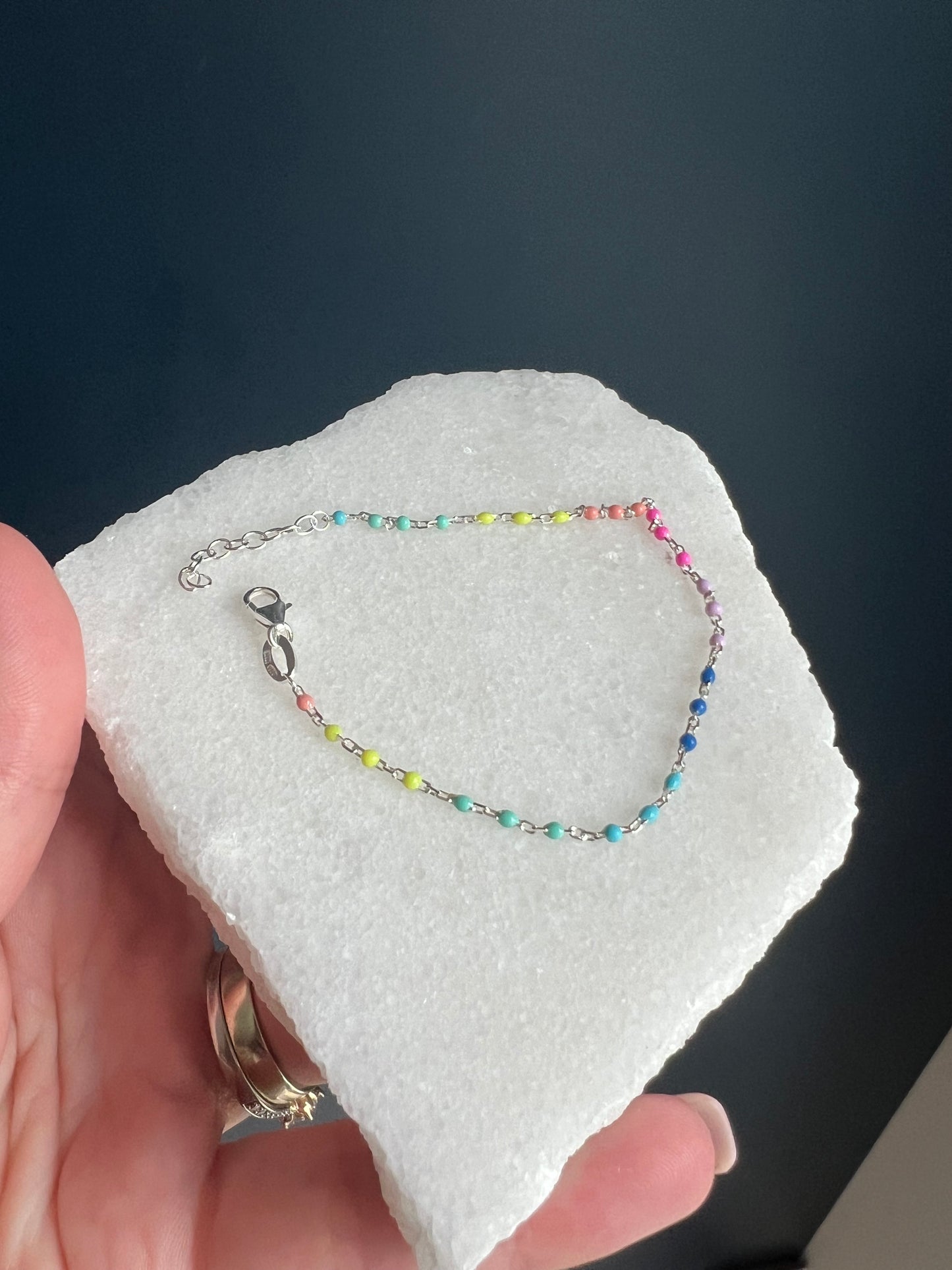 Dainty Rainbow Bracelet