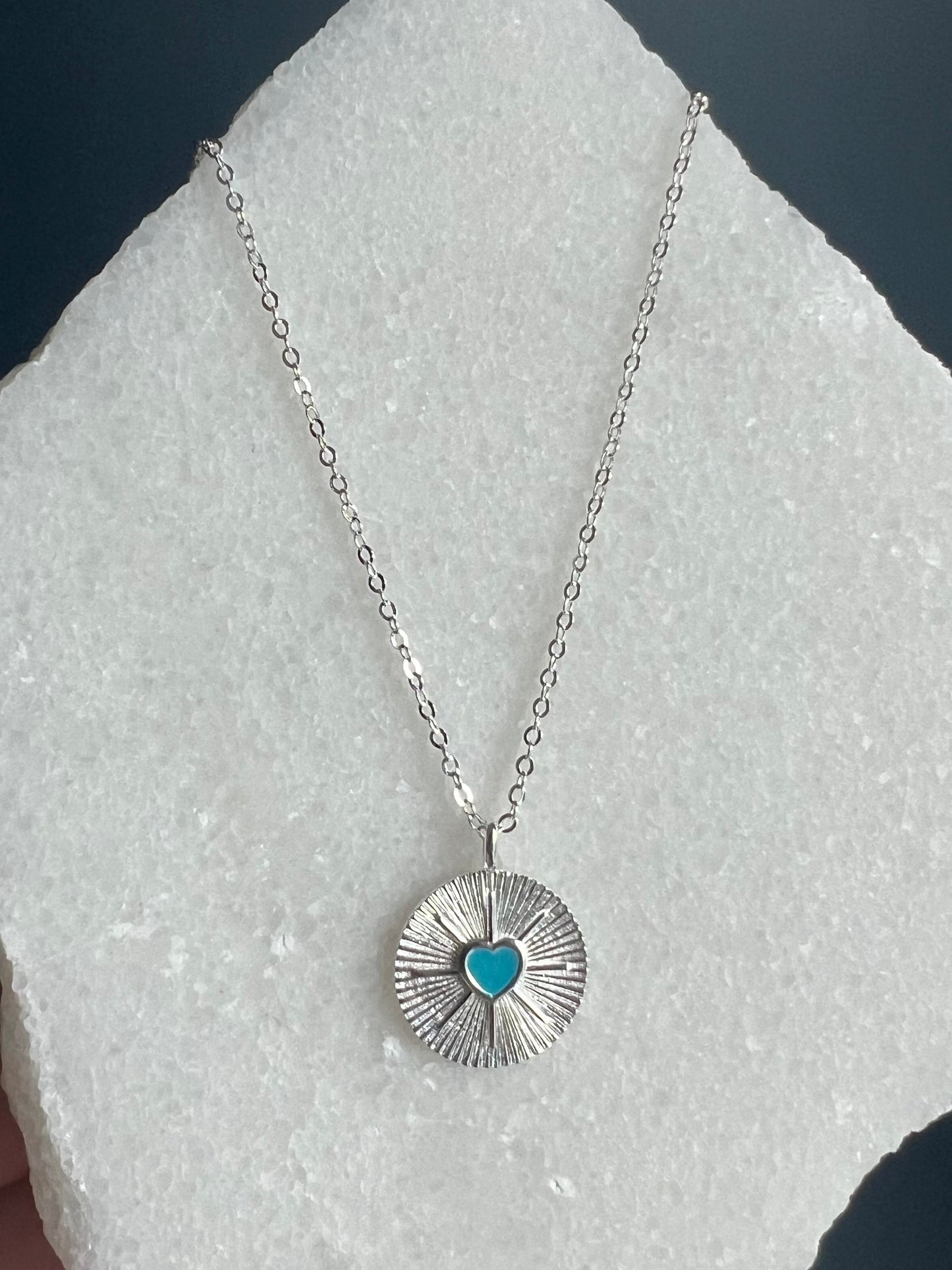 Turquoise Heart Necklace