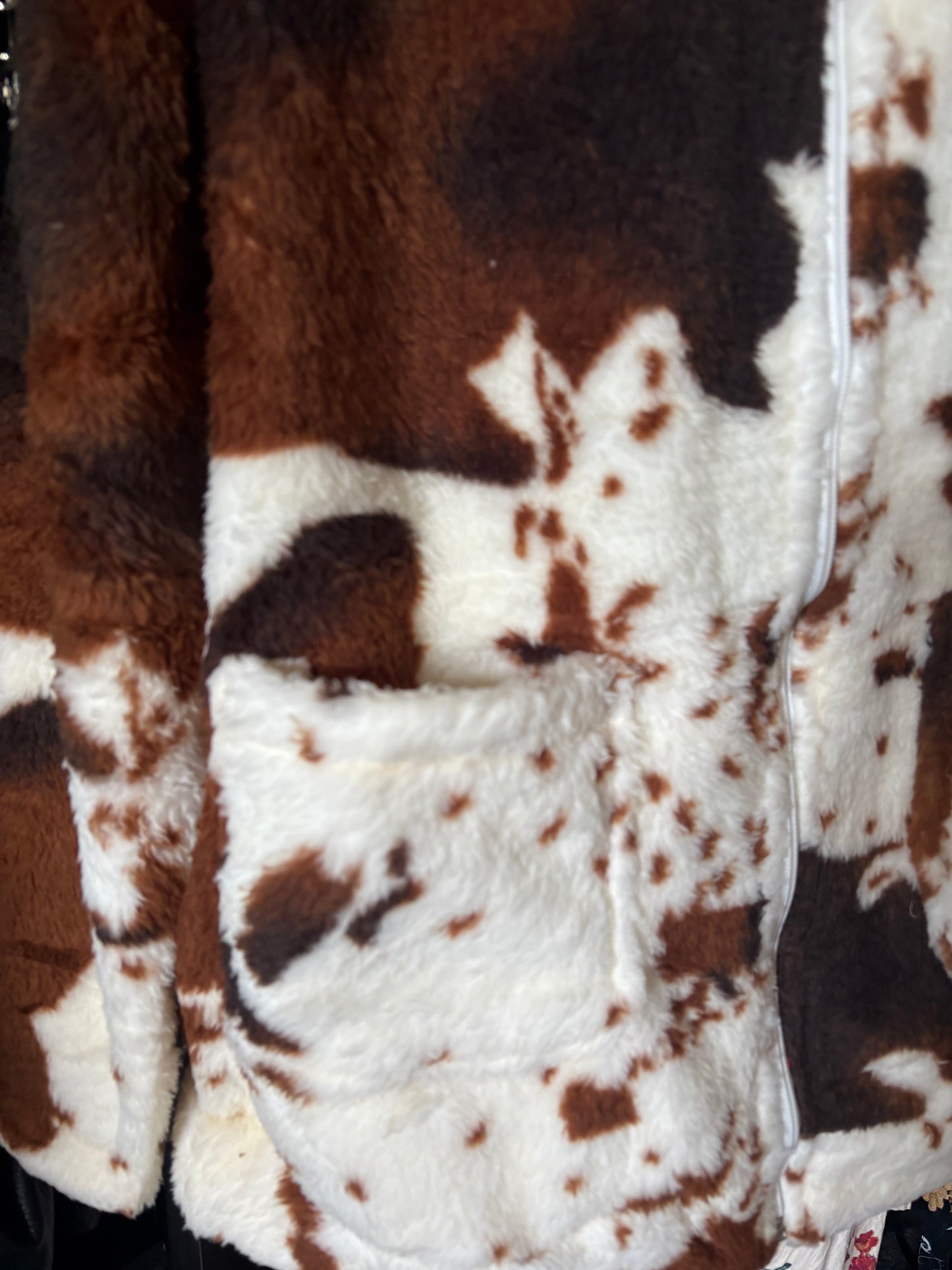 Cowprint Fleece Jumper