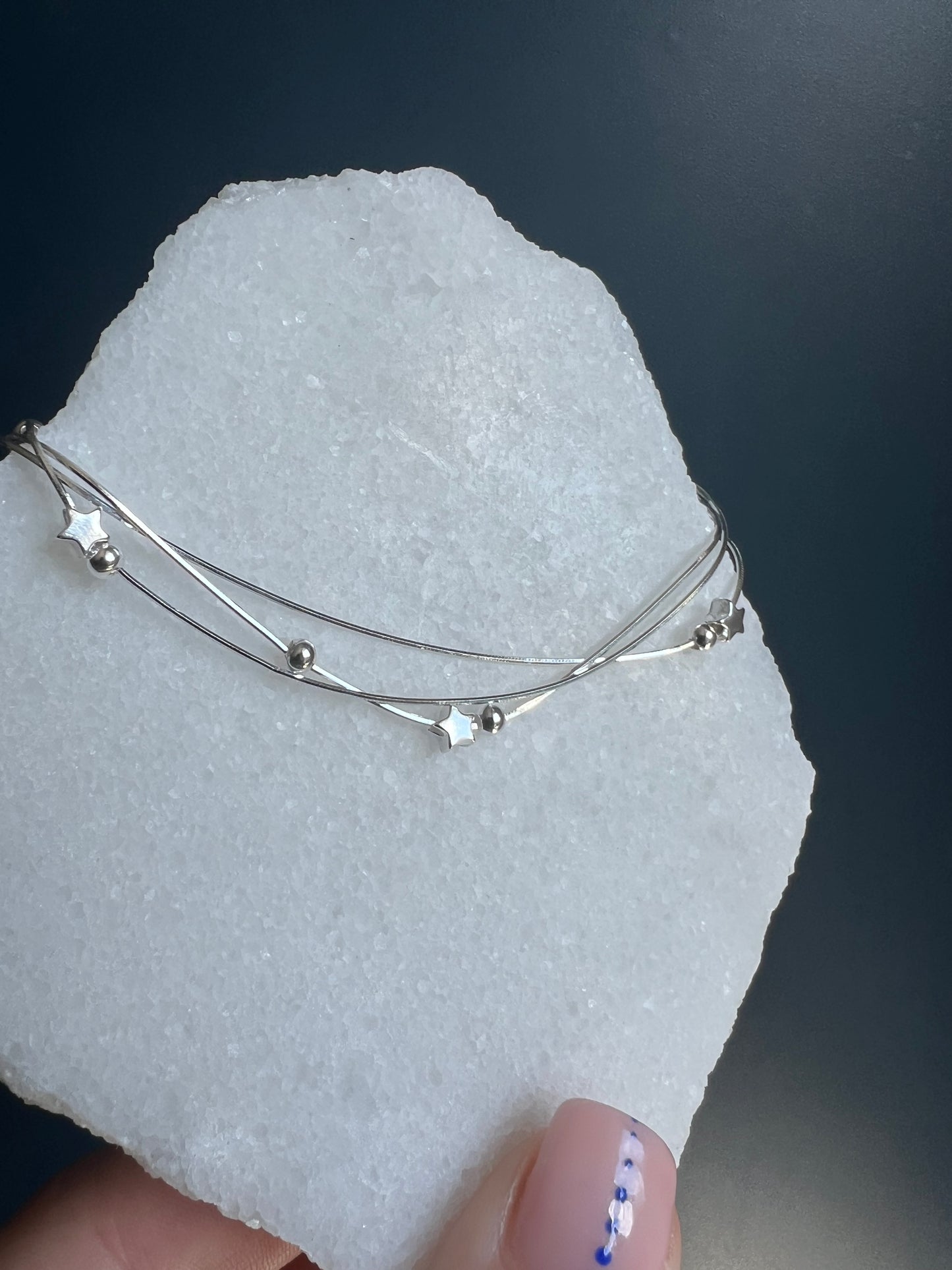 Triple Layer Star Bracelet