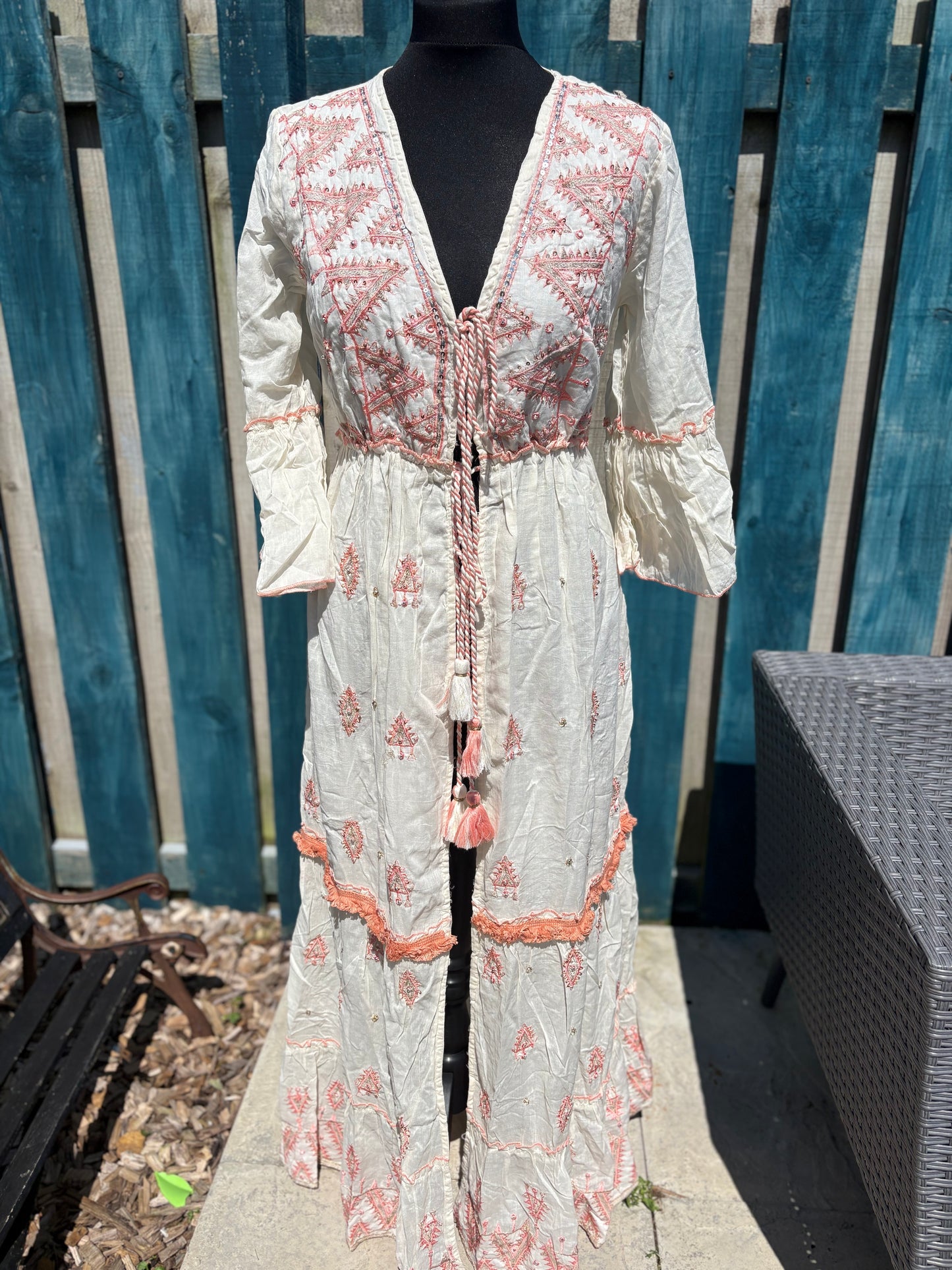 Embroidered Dress/Kimono