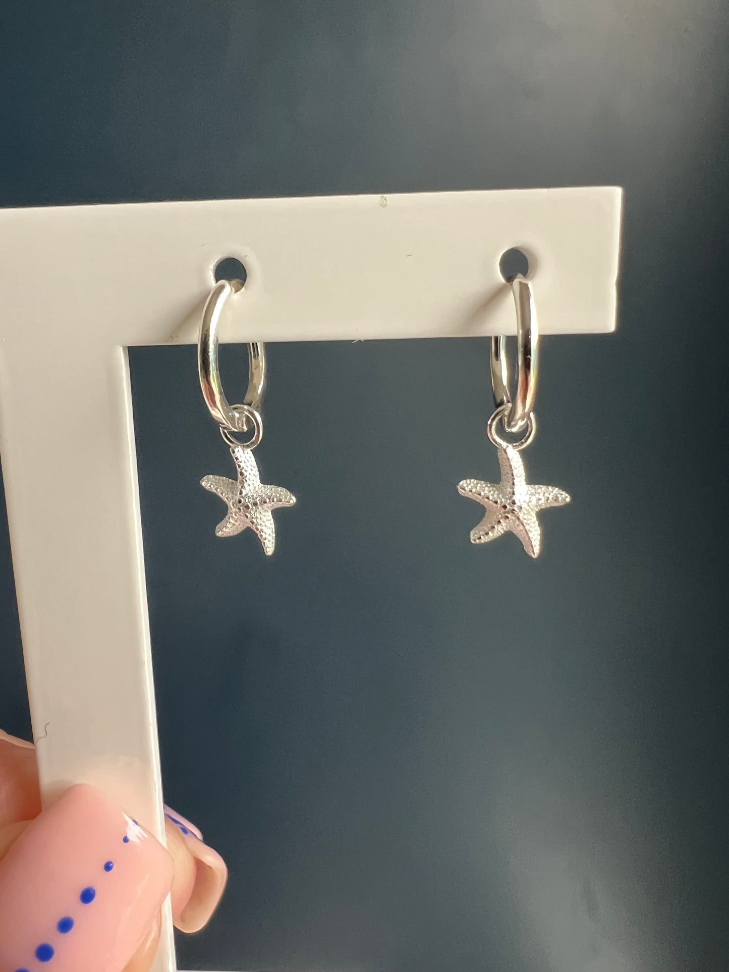 Starfish Hoop Earrings