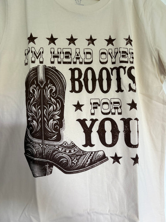 I'm Head Over Boots For You Top