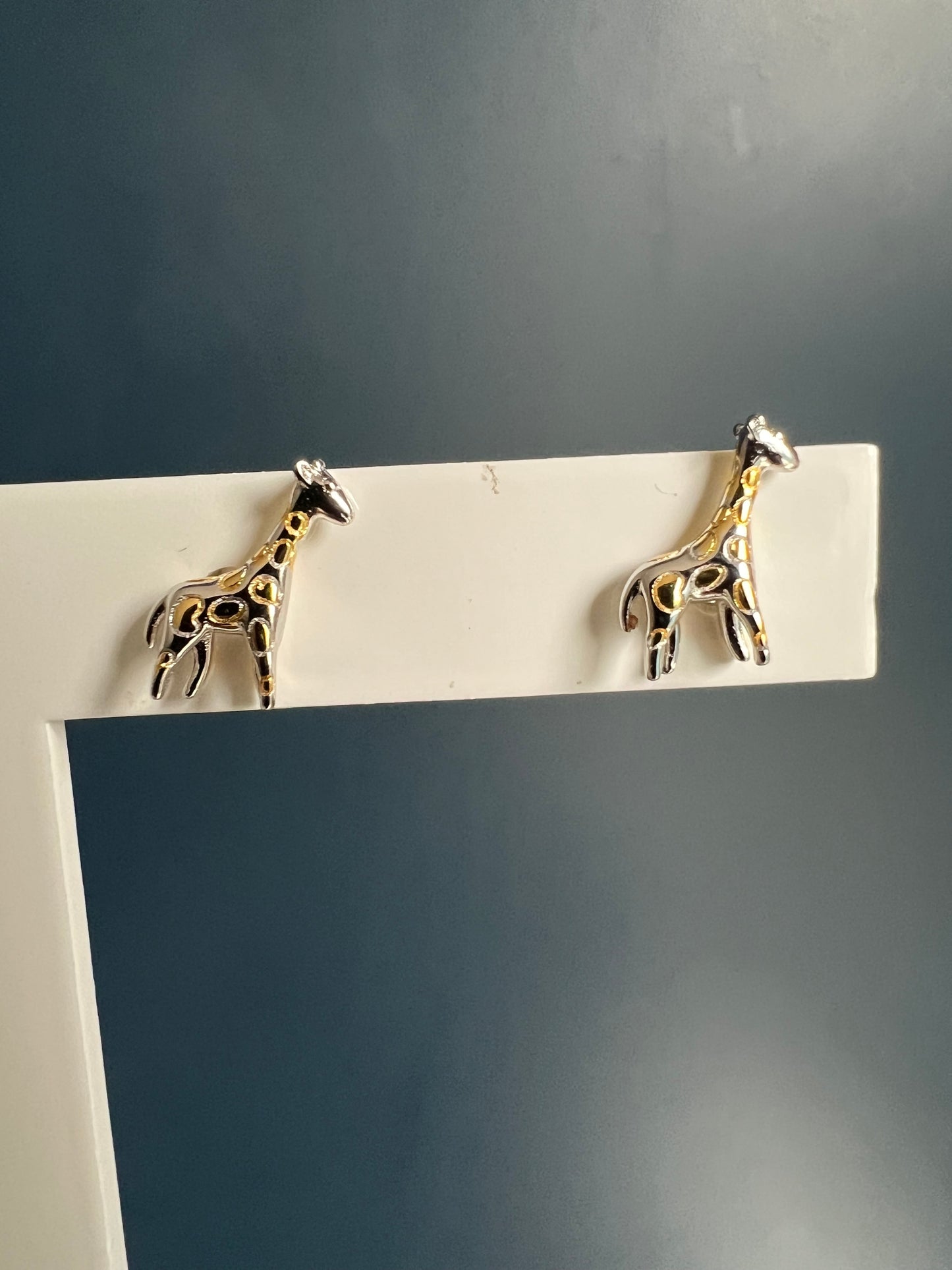 Two Tone Giraffe Studs