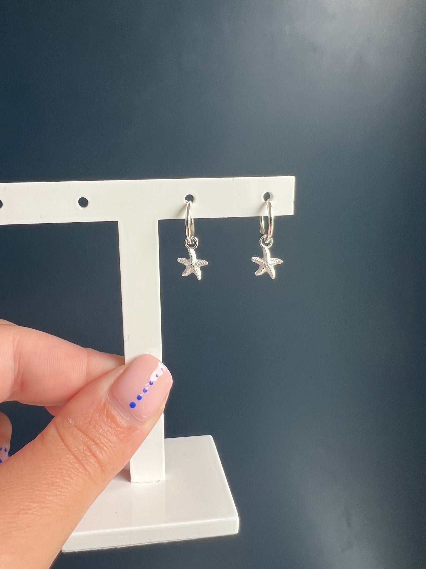 Starfish Hoop Earrings