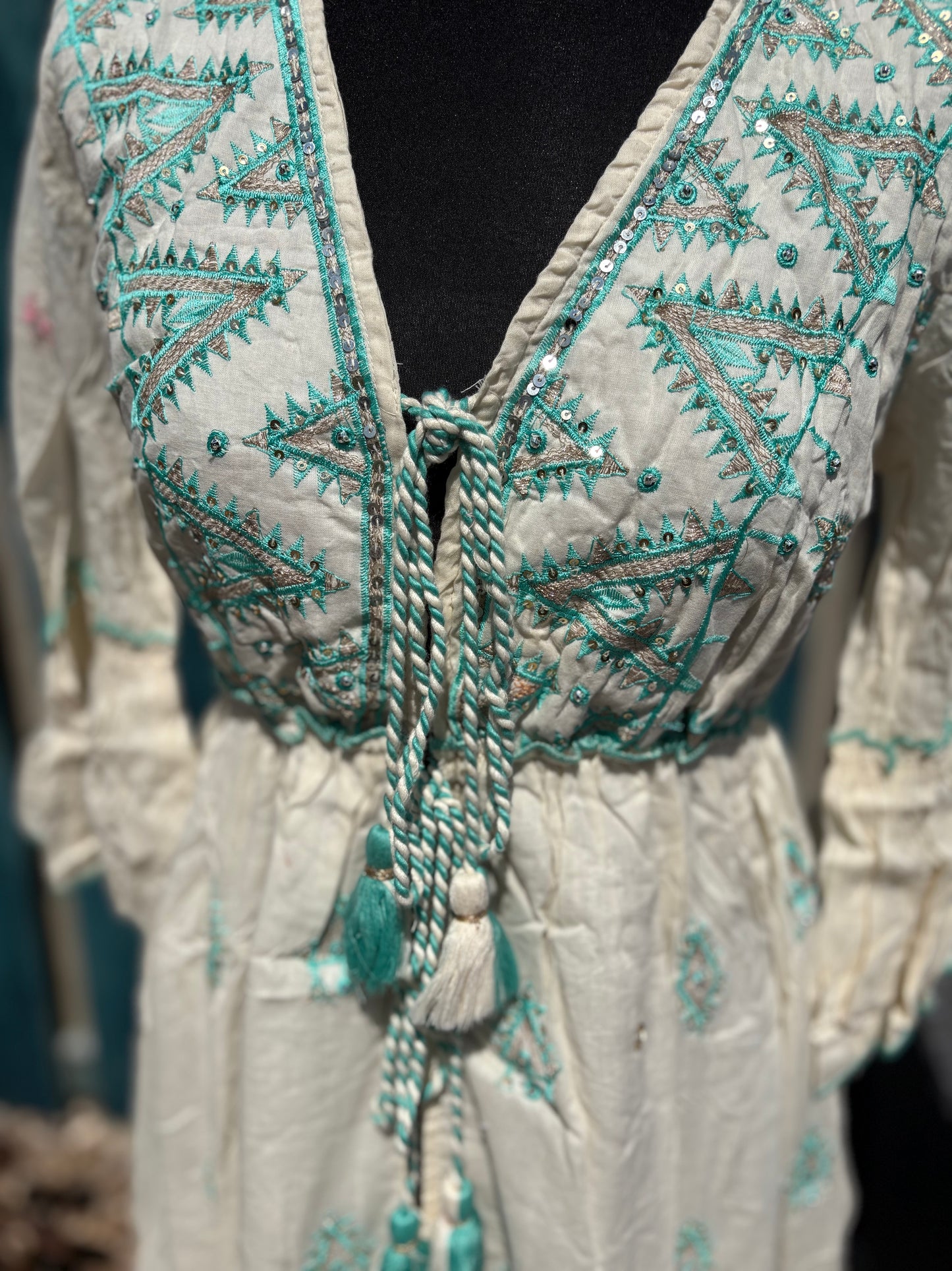 Embroidered Dress/Kimono