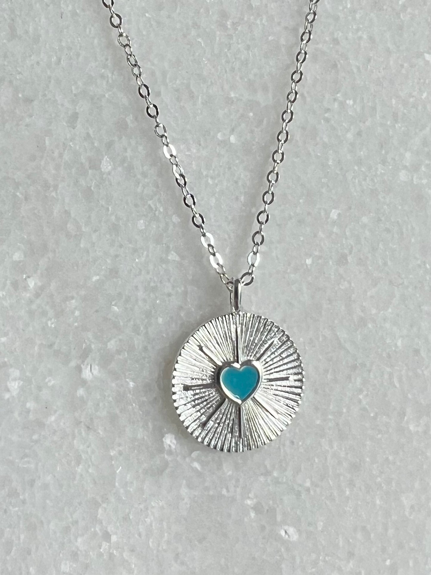 Turquoise Heart Necklace