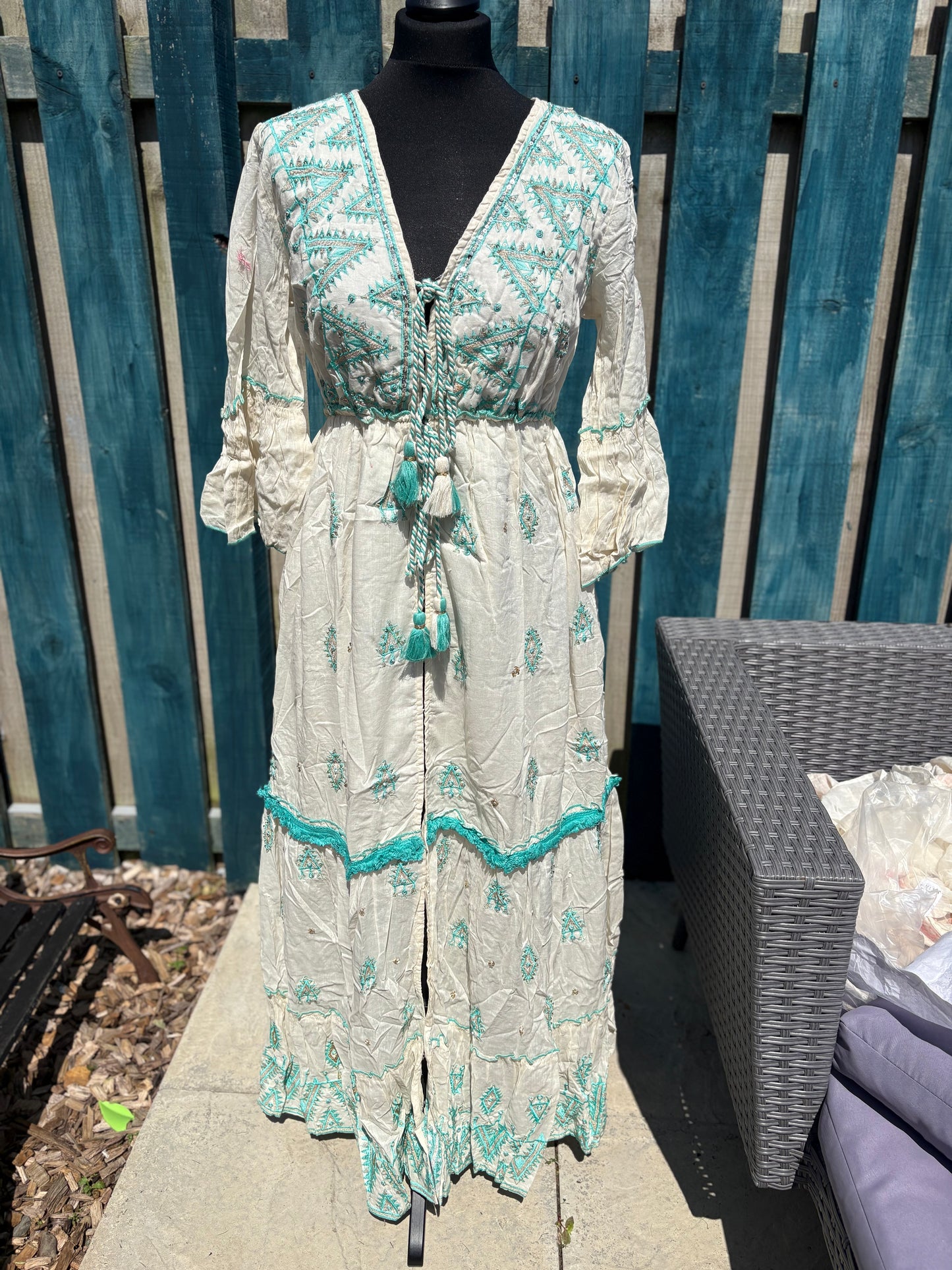Embroidered Dress/Kimono