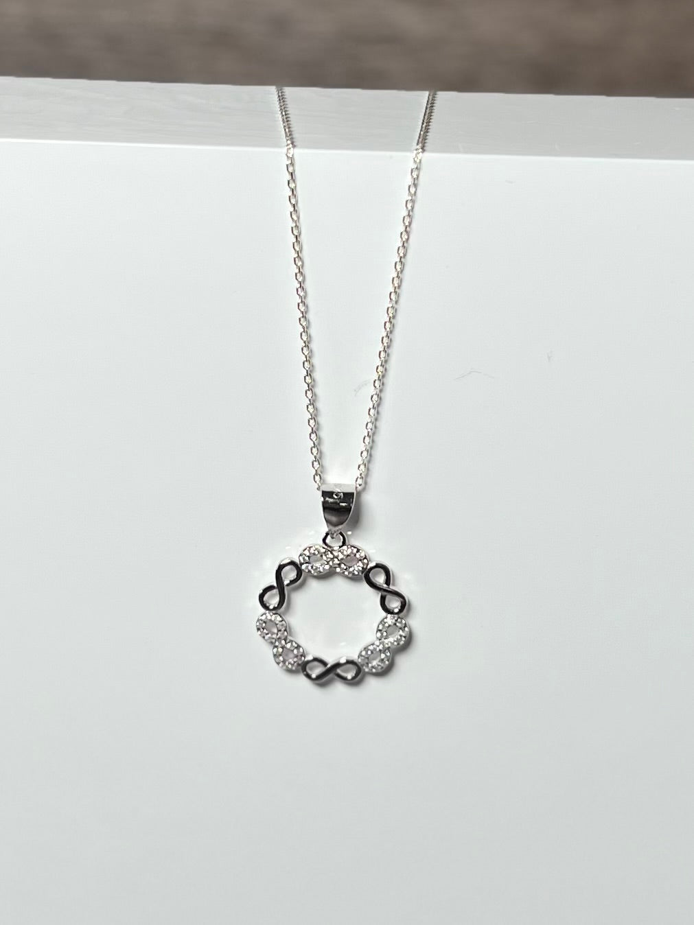 Infinity Ring Necklace