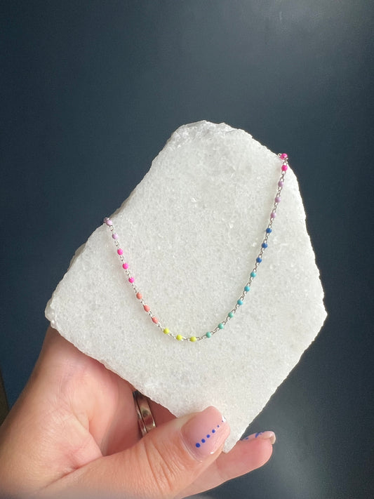 Dainty Rainbow Necklace