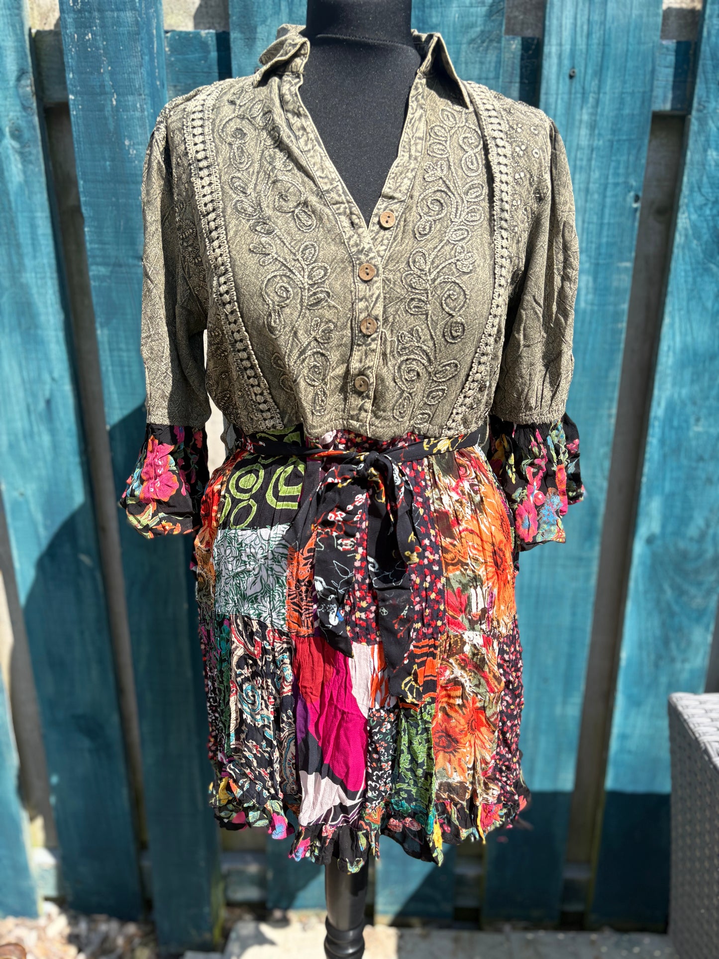 Patchwork Dress