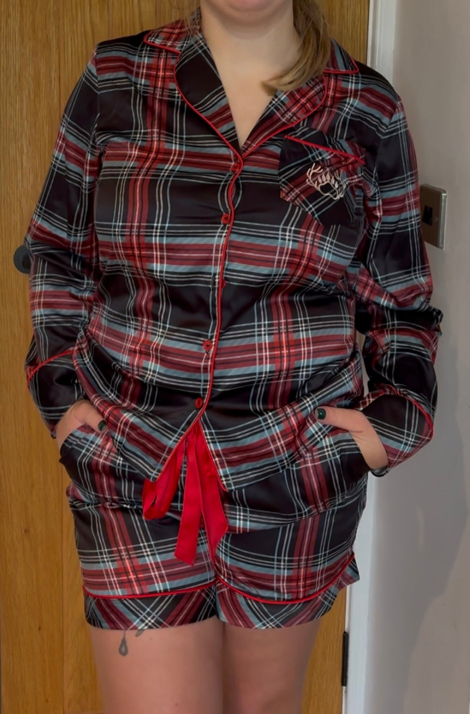 Bonnie Plaid Short Pyjamas