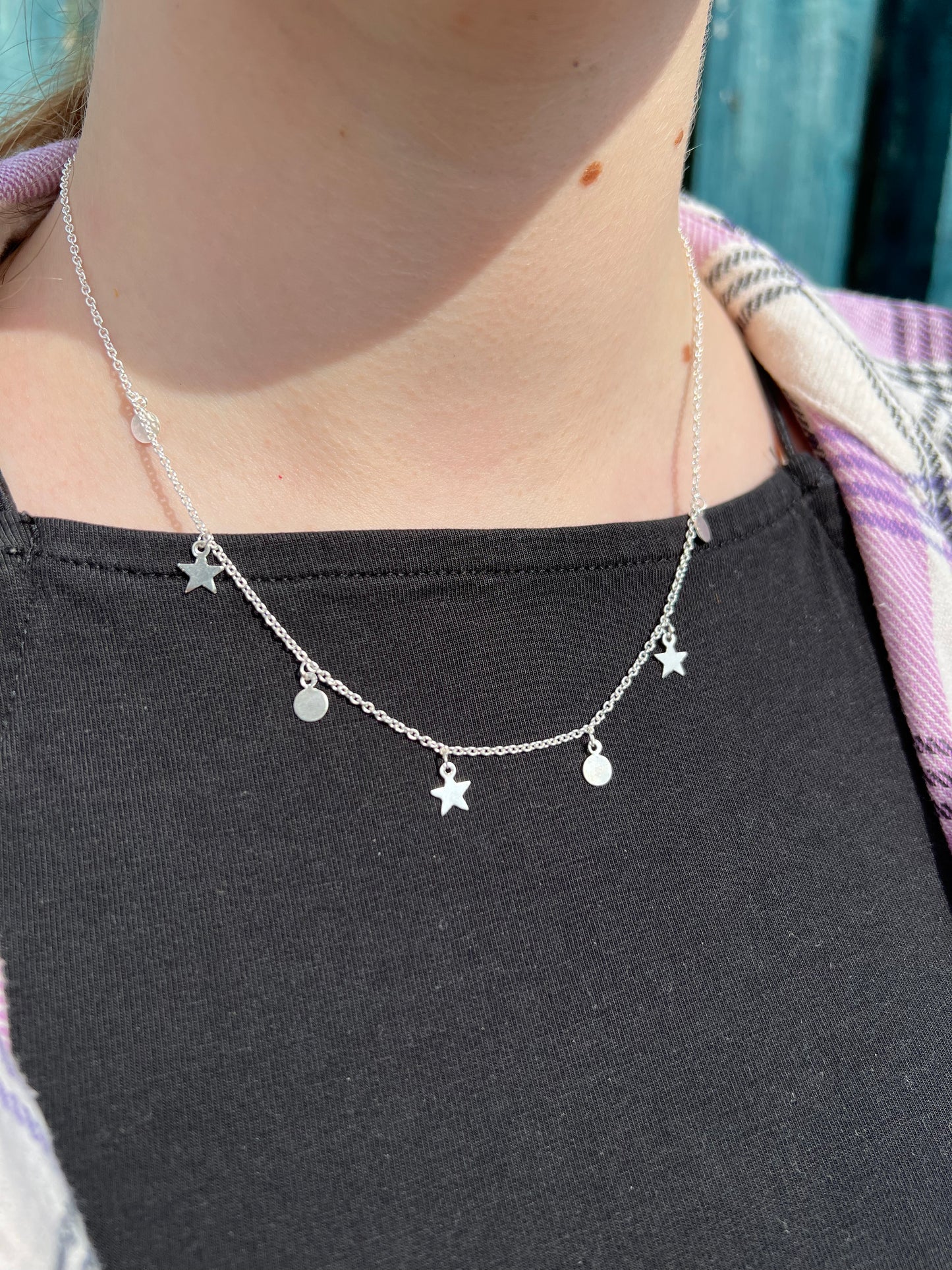 Star & Disc Necklace