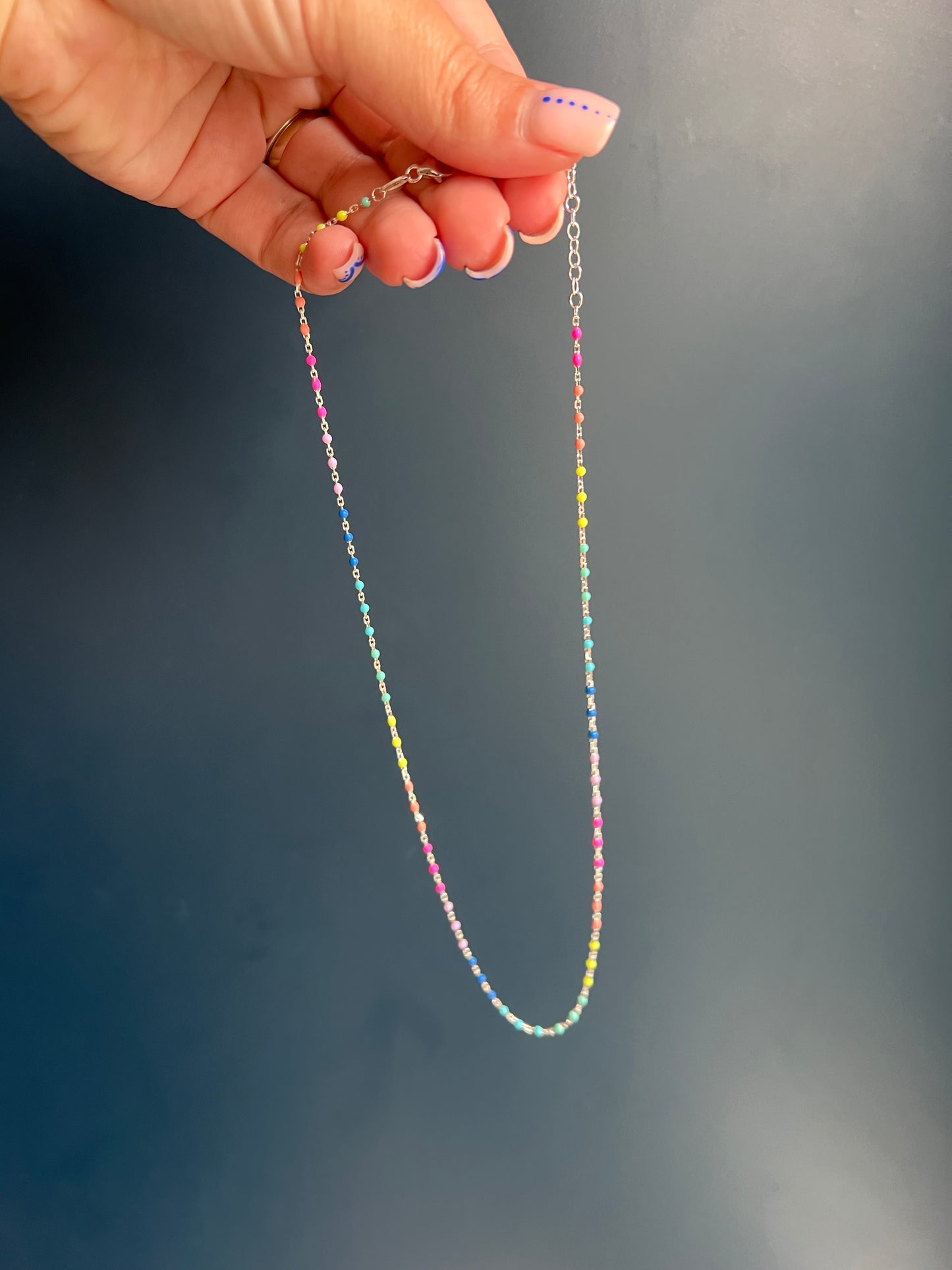 Dainty Rainbow Necklace