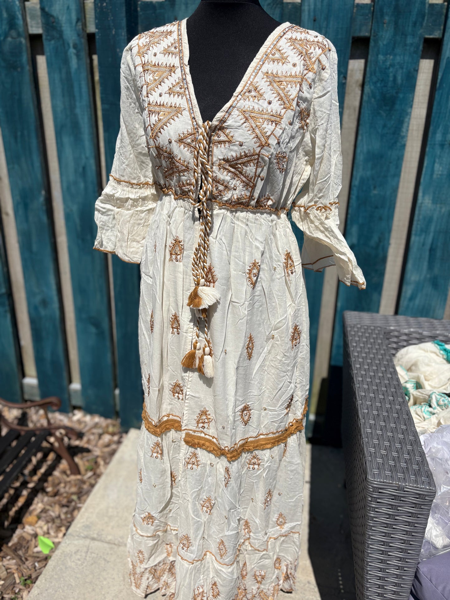 Embroidered Dress/Kimono