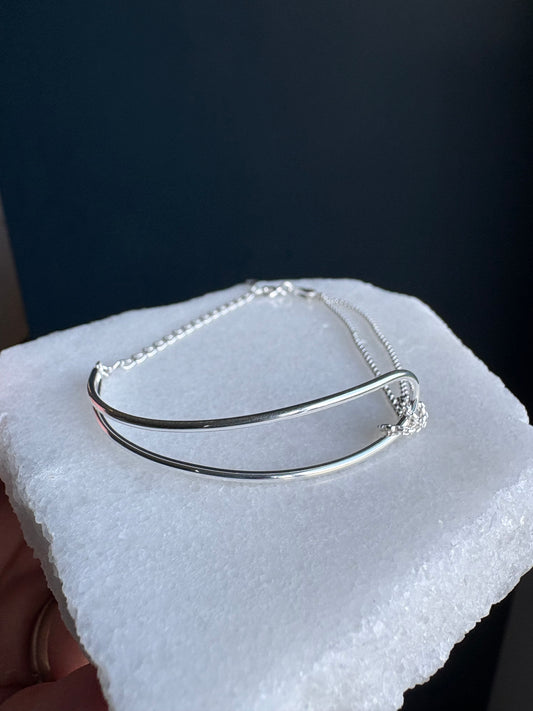 Half Bangle/Half Bracelet