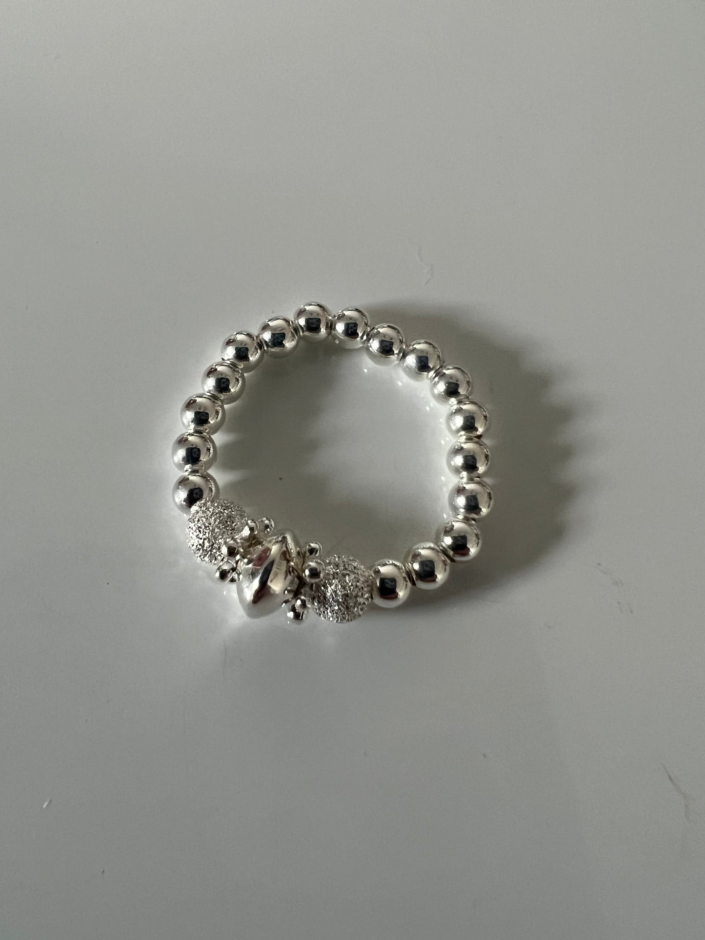 Stirling Beaded Ring