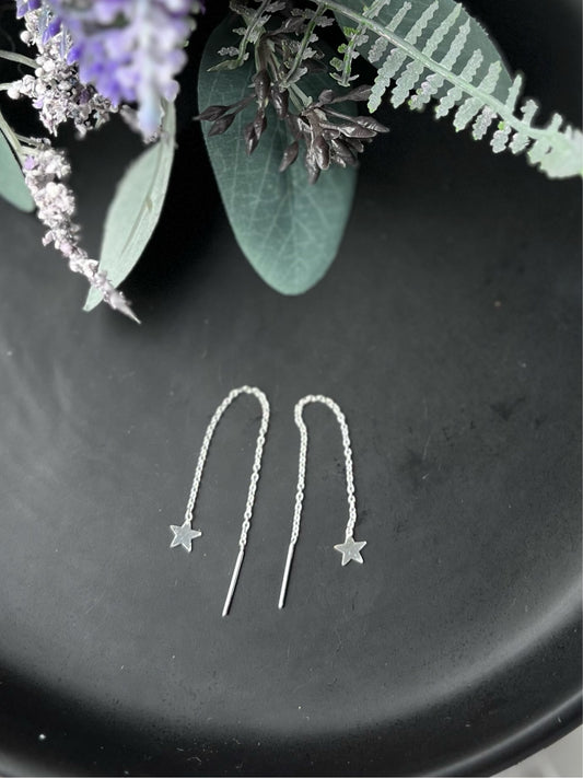 Star Threader Earrings