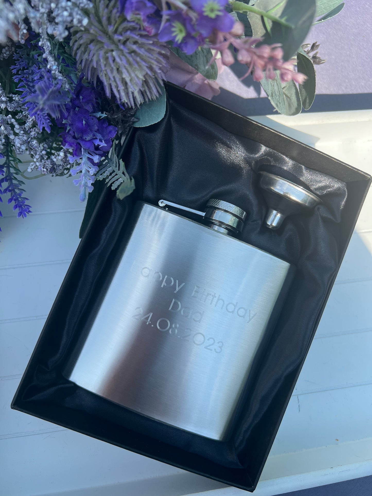 6oz Engraved Hip Flask