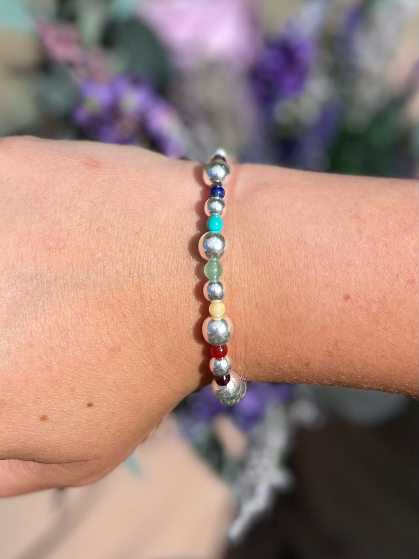 Chunky Spectrum Of Colours Bracelet