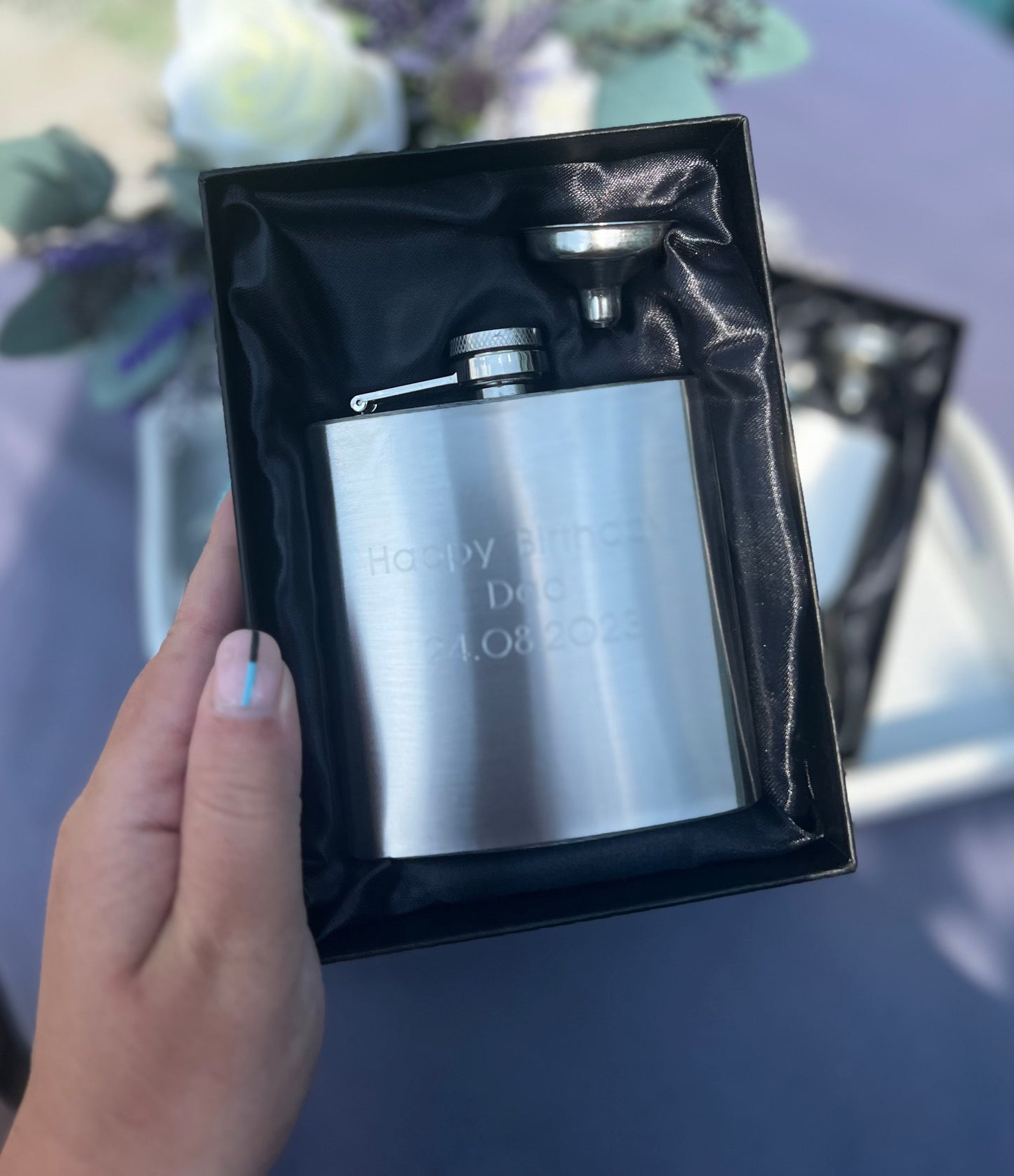 6oz Engraved Hip Flask