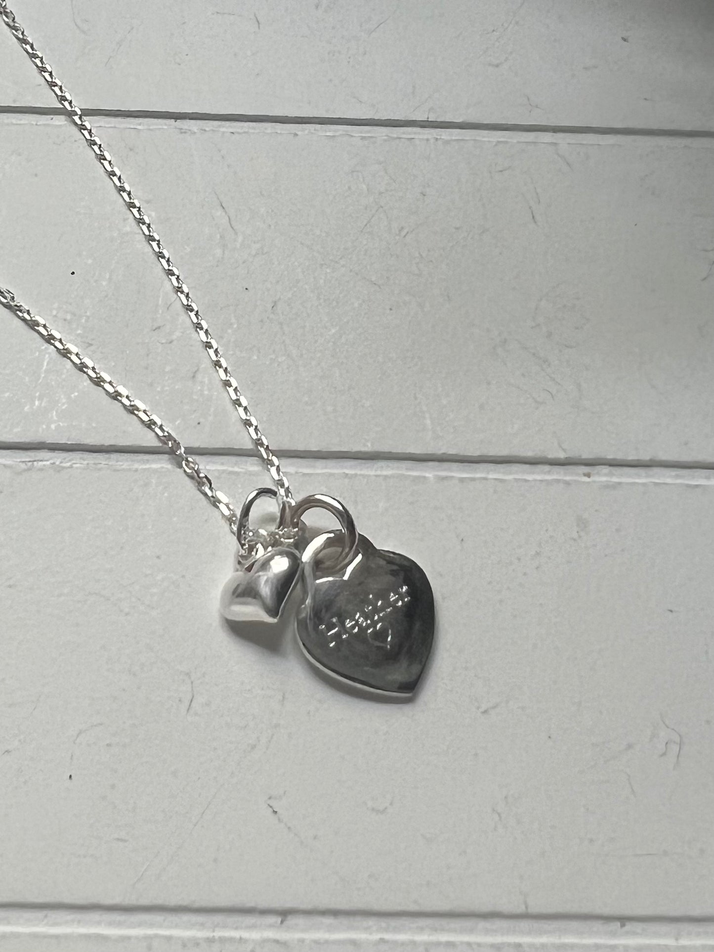 Engraved Heart Name Necklace