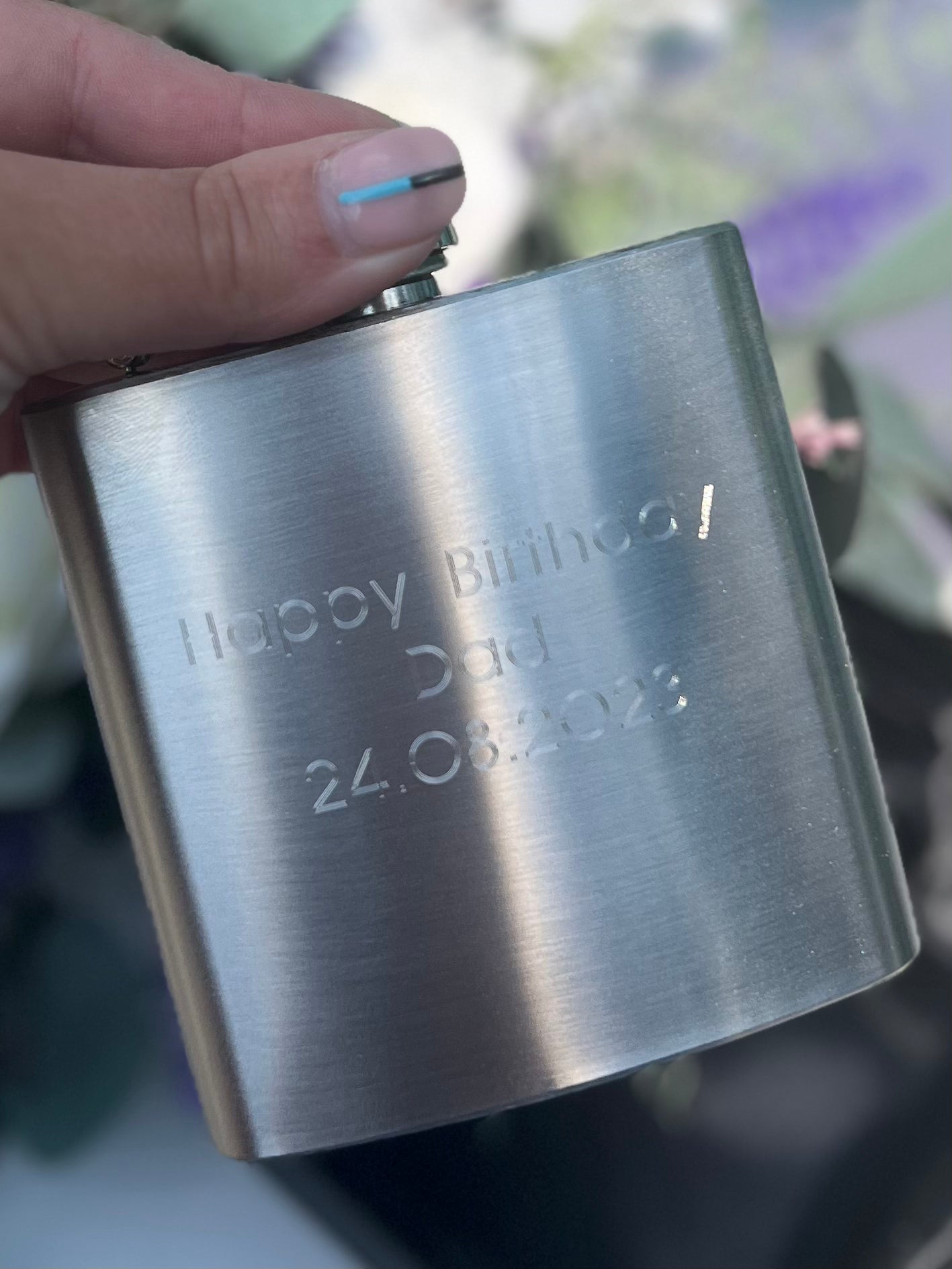 6oz Engraved Hip Flask