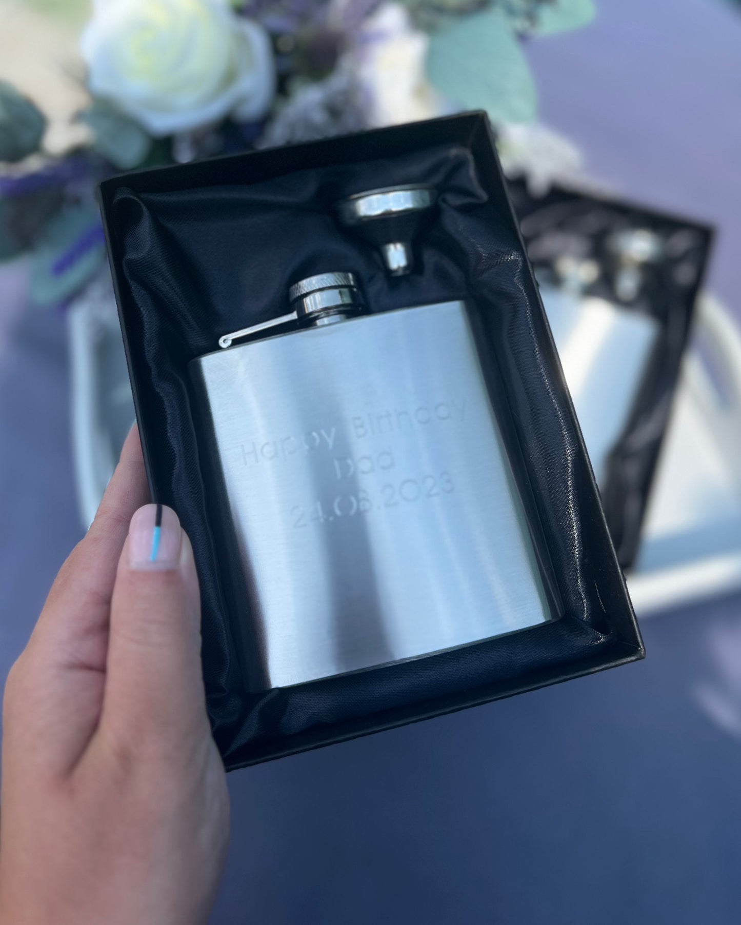 6oz Engraved Hip Flask