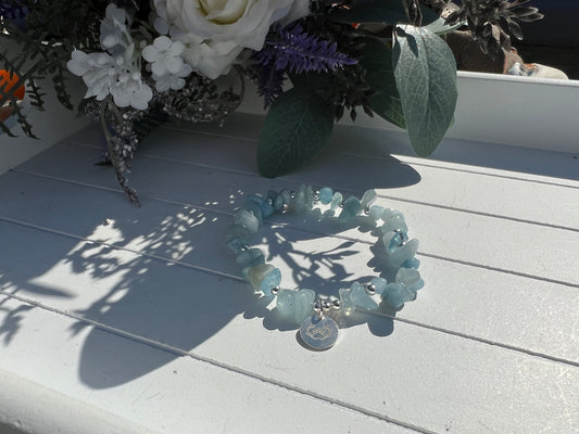 Maree Bracelet - Aquamarine