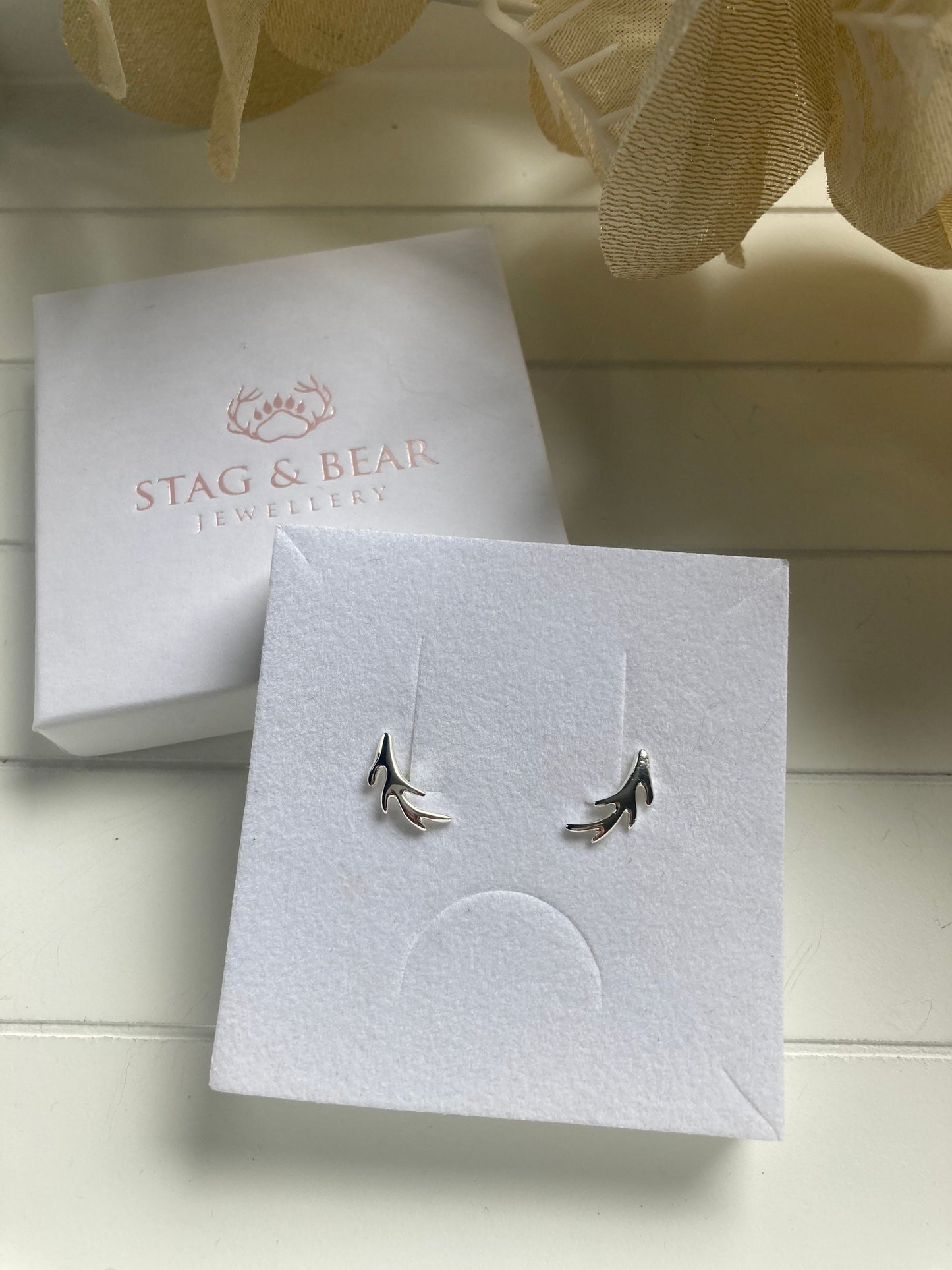 Antler Stud Earrings