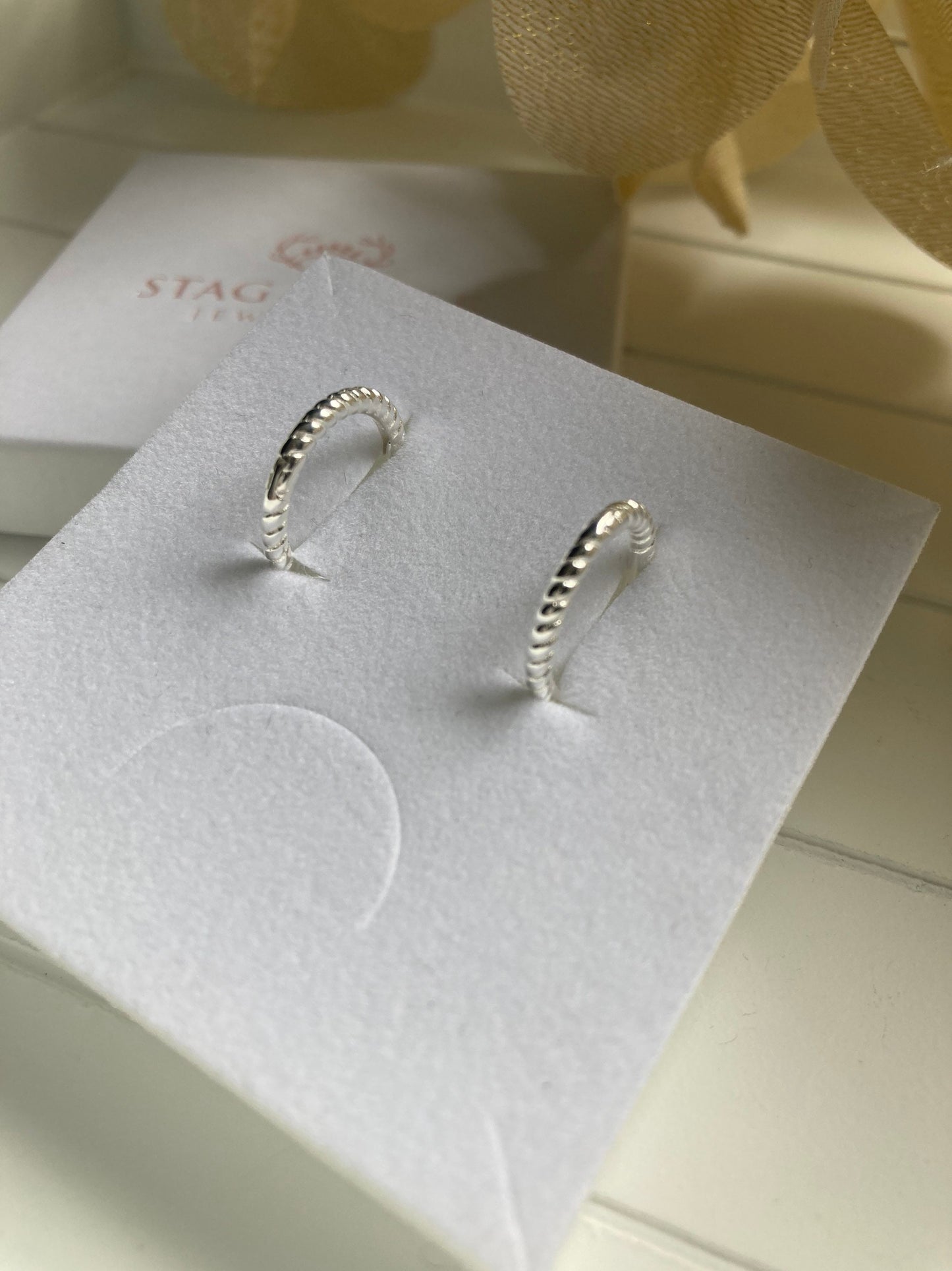 Twisted Hoop Earrings