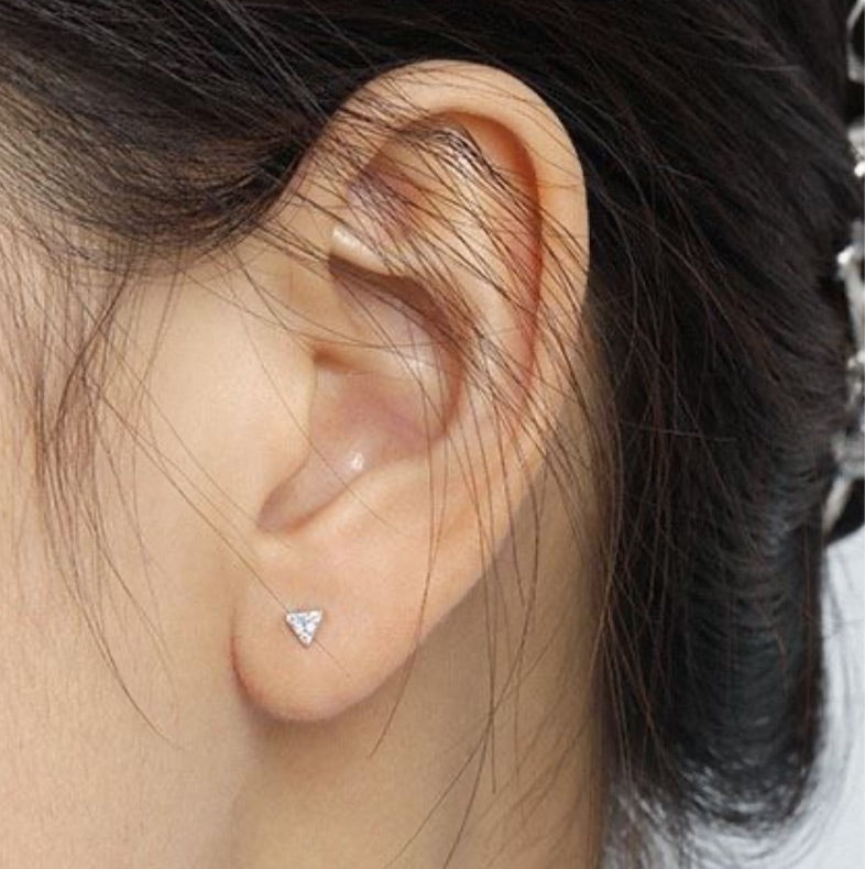 Single Ball Back Earring